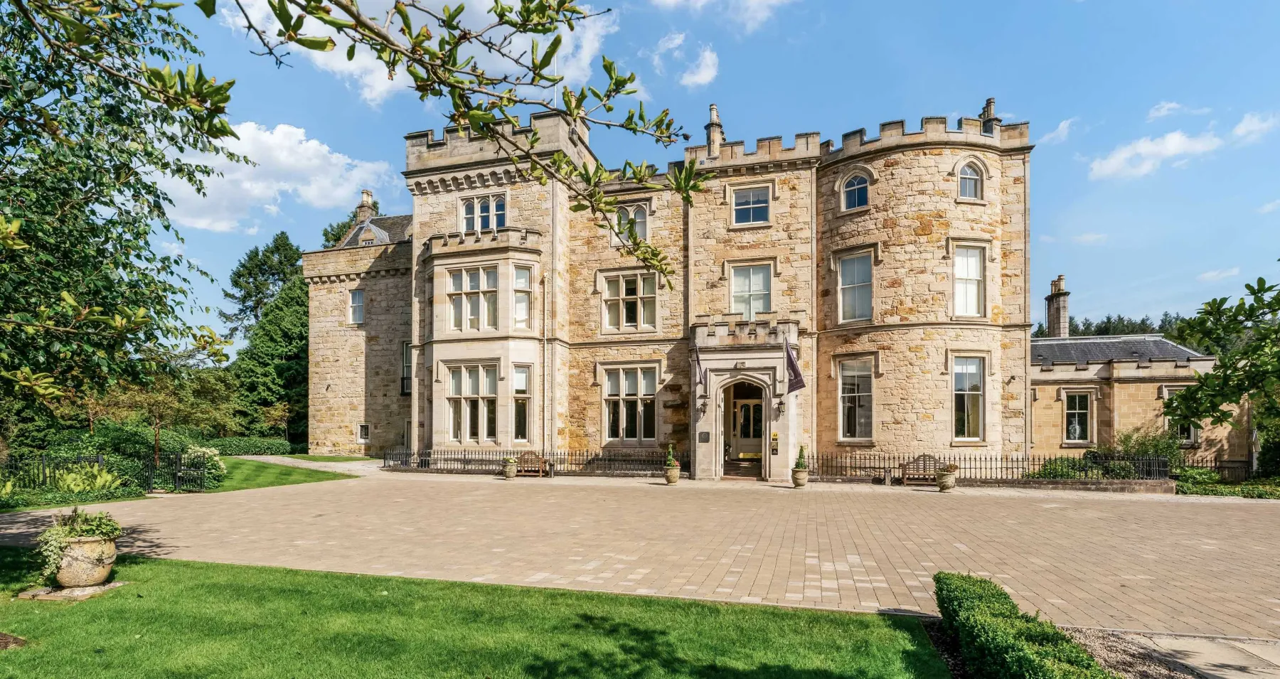 The castle entrance